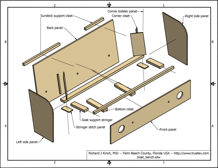 Woodworking boat bench seat design PDF Free Download