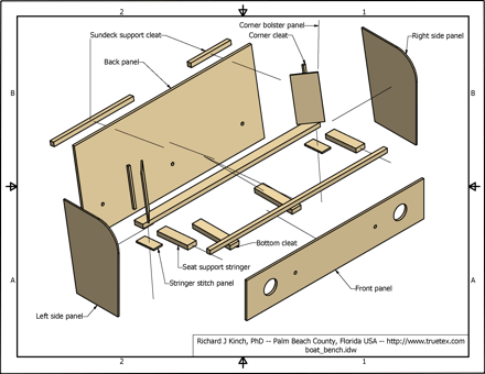 Woodwork Boat Bench Seat Design PDF Plans